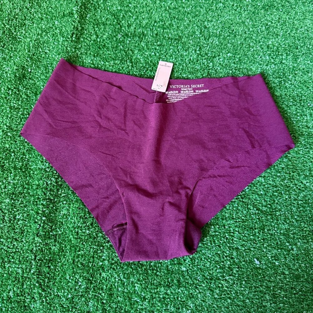 Victoria's Secret Highugger Hipster Lighweight Bonded Burgundy Panty Size S NEW